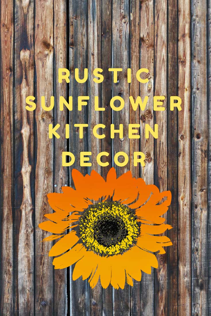 Rustic Sunflower Kitchen Decor Ideas Accessories Rustic