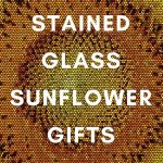 stained glass sunflower gifts