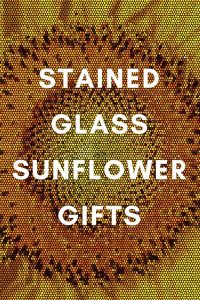 stained glass sunflower gifts