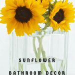 sunflower bathroom decor ideas and accessories