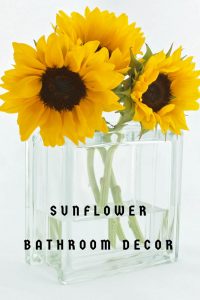 sunflower bathroom decor ideas and accessories