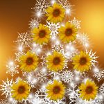 sunflower Christmas tree decorations